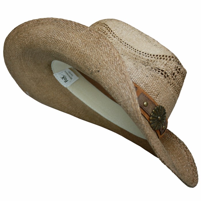 Straw Hat, Headwear, Western Hat, Tennessee Hat, Fox Outdoor,